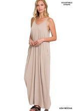 Load image into Gallery viewer, Nicki V Neck Cami Dress With Side Pockets