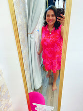 Load image into Gallery viewer, Floral Tie Neck Sleeveless Layered Dress
