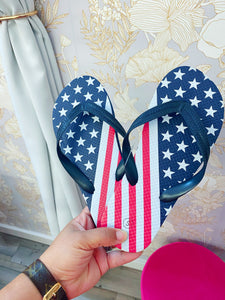 Americana flip flops