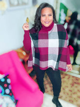 Load image into Gallery viewer, Get Your Attention Plaid Sweater