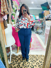 Load image into Gallery viewer, High Rise Straight Leg Pant Premium Stretch