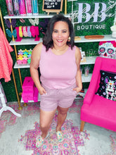 Load image into Gallery viewer, Linen Drawstring Waist Shorts
