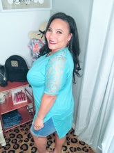 Load image into Gallery viewer, Cloe Laced Sleeve Top