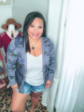 Load image into Gallery viewer, Jenny Camo Cardi