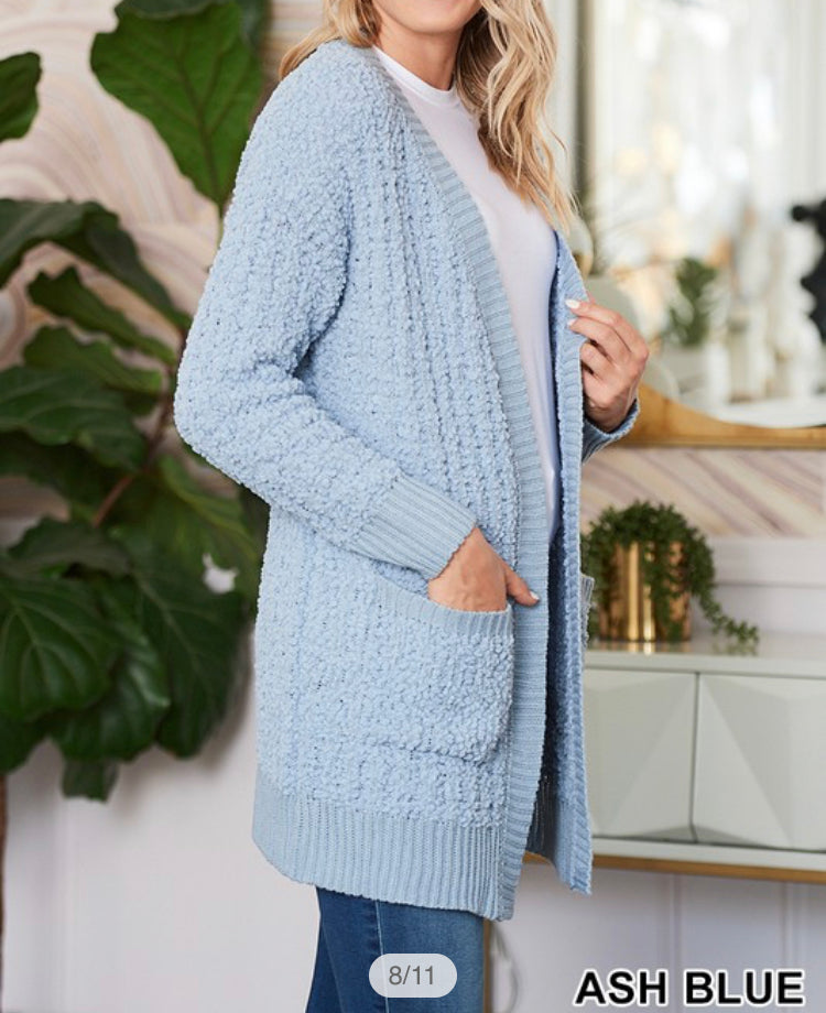 Lannette Cable Popcorn Cardi