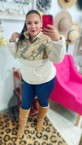 Whiskey Weather Camo Sherpa