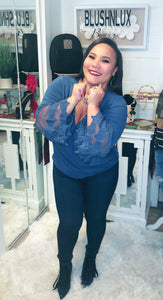 Vienna Lace Sleeve Blouse