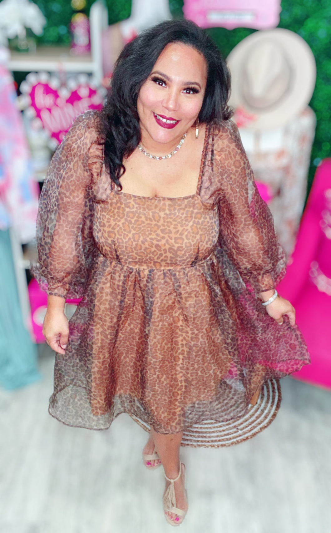 Entro Animal Print Dress