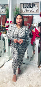 Eve Snake Print Set