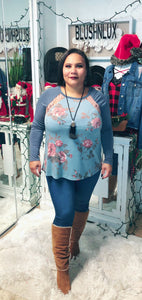 Sidney Laced Floral Top