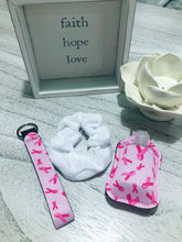 Load image into Gallery viewer, Hand Sanitizer Key Fob Scrunchie Bundle