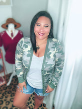 Load image into Gallery viewer, Jenny Camo Cardi