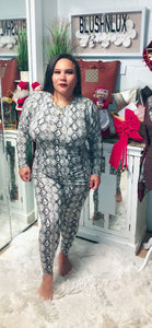 Eve Snake Print Set