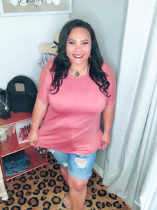 Cloe Laced Sleeve Top