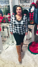 Load image into Gallery viewer, All About Buffalo Plaid Top