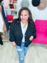 Load image into Gallery viewer, What’s On The Menu Button Up Cardi