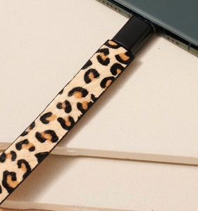 Leopard IPhone Charger Bracelet