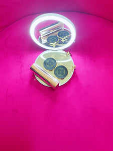 LED Lightup Travel Mirror