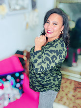 Load image into Gallery viewer, Sew In Love Olive Animal Print Gabby