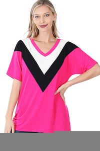 Chasing Amy Chevron Top