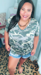 Jenny Camo Top