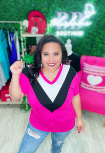 Chasing Amy Chevron Top