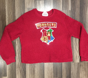 Teddy Crop Top Pullover