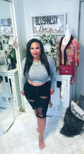 Load image into Gallery viewer, Bossed Up Crop Top