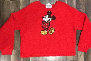 Teddy Crop Top Pullover