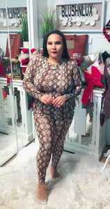 Eve Snake Print Set