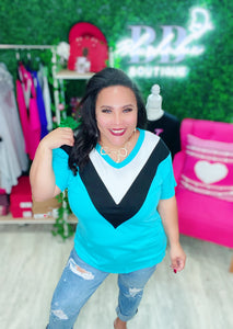 Chasing Amy Chevron Top