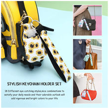 Load image into Gallery viewer, Hand Sanitizer Key Fob Scrunchie Bundle