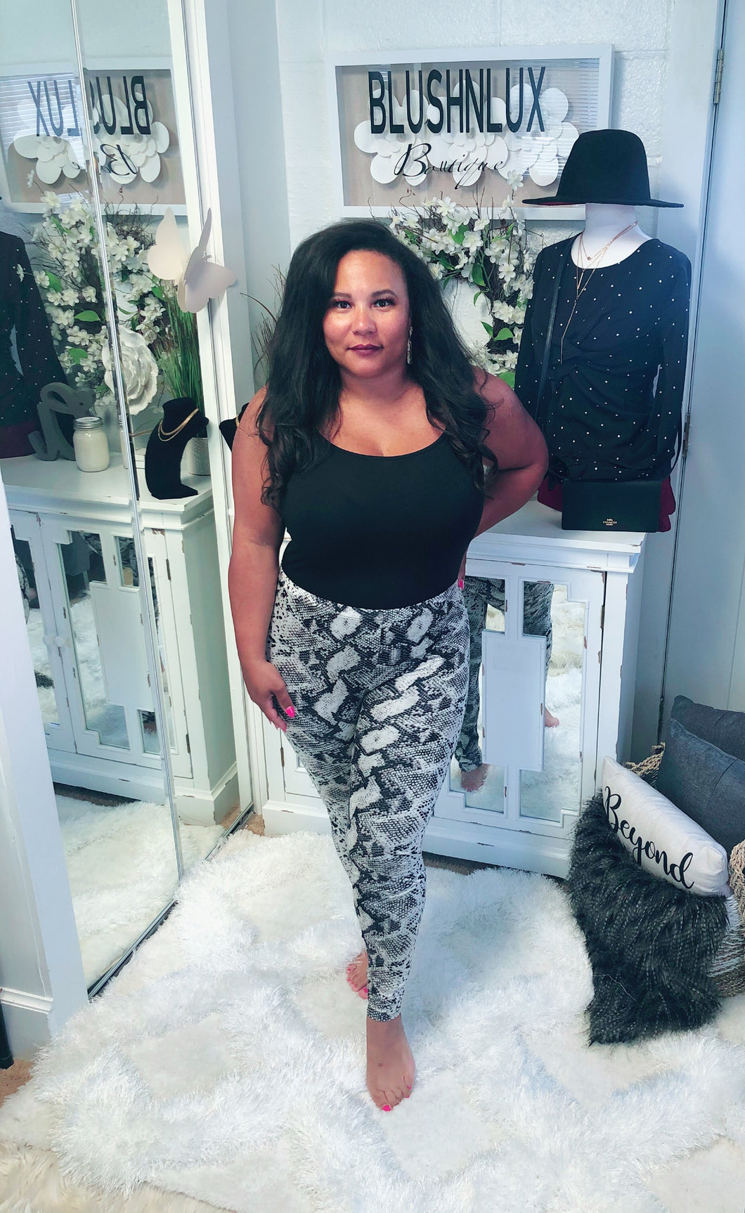Sassy Snake Skin Leggings