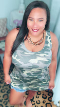 Load image into Gallery viewer, Jenny Camo Tank