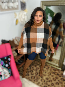 Get Your Attention Plaid Sweater