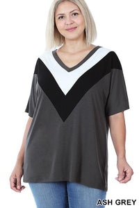 Chasing Amy Chevron Top