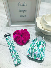 Load image into Gallery viewer, Hand Sanitizer Key Fob Scrunchie Bundle