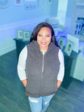 Load image into Gallery viewer, The Perfect Sherpa Hooded Pocket Vest