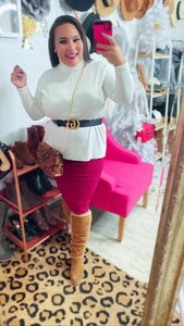 Seemingly Impossible Front Seam Sweater
