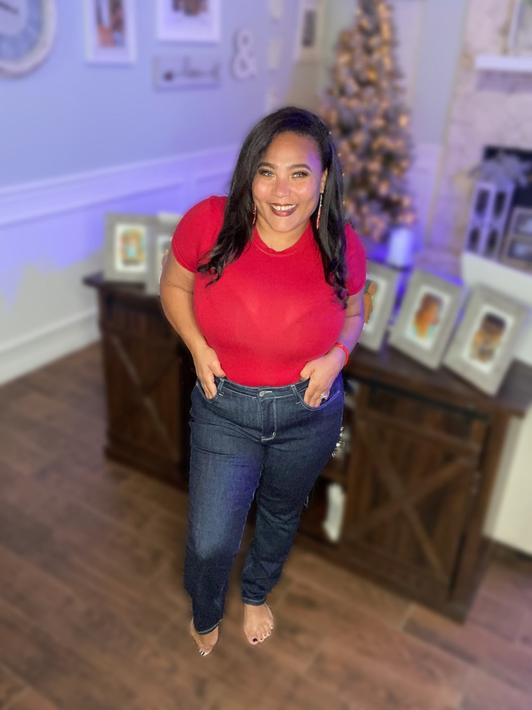 Judy Blue Dark Rinse Mom Jeans