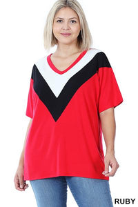 Chasing Amy Chevron Top