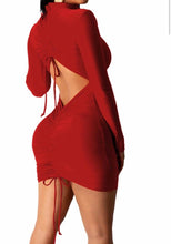 Load image into Gallery viewer, Baby I&#39;m In Love Ruched Dress